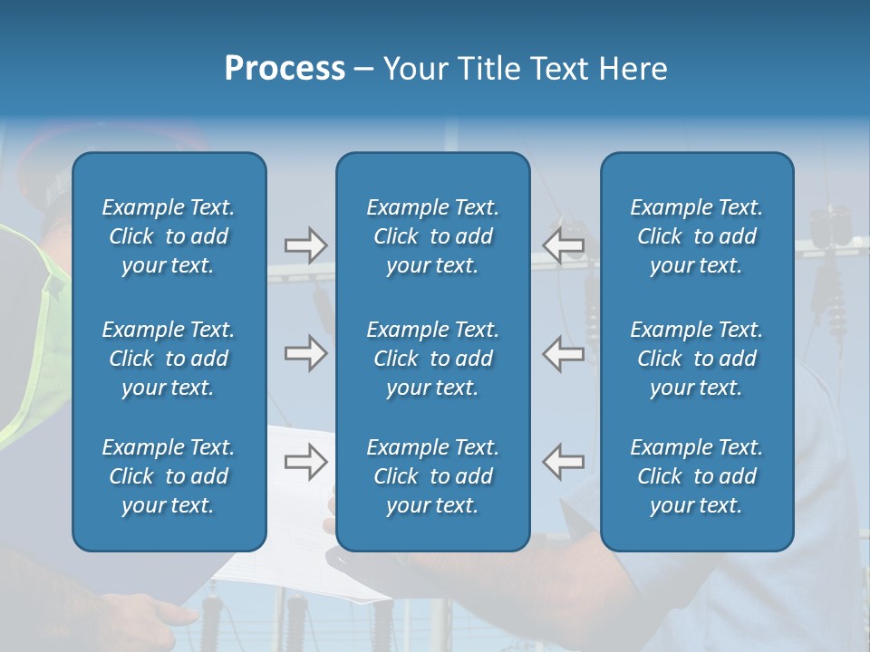 Power Handsome Smiling PowerPoint Template