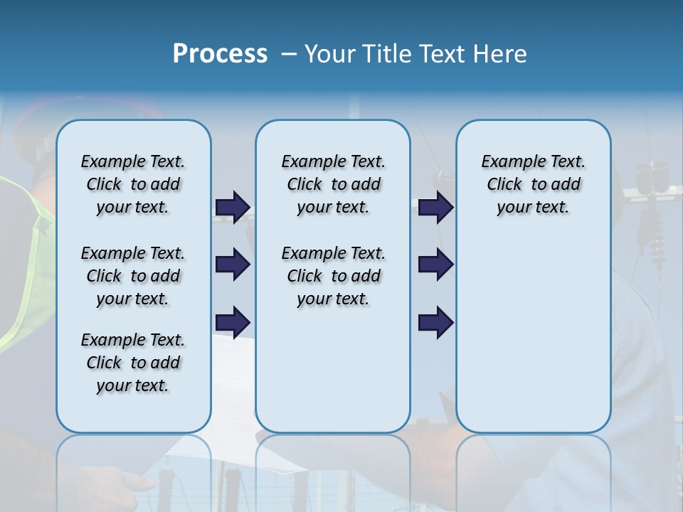 Power Handsome Smiling PowerPoint Template
