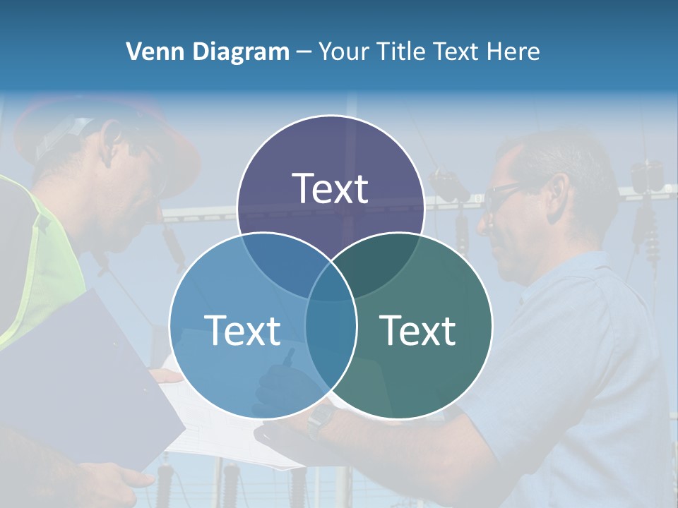 Power Handsome Smiling PowerPoint Template