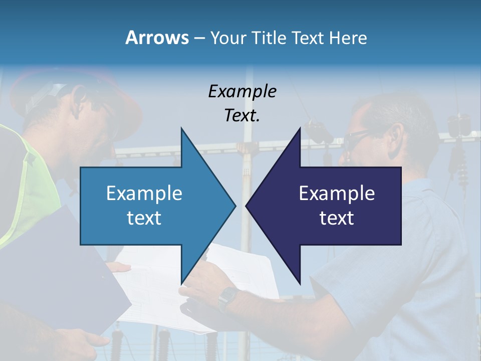 Power Handsome Smiling PowerPoint Template