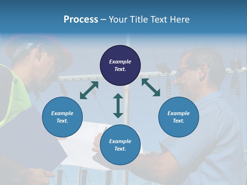 Power Handsome Smiling PowerPoint Template