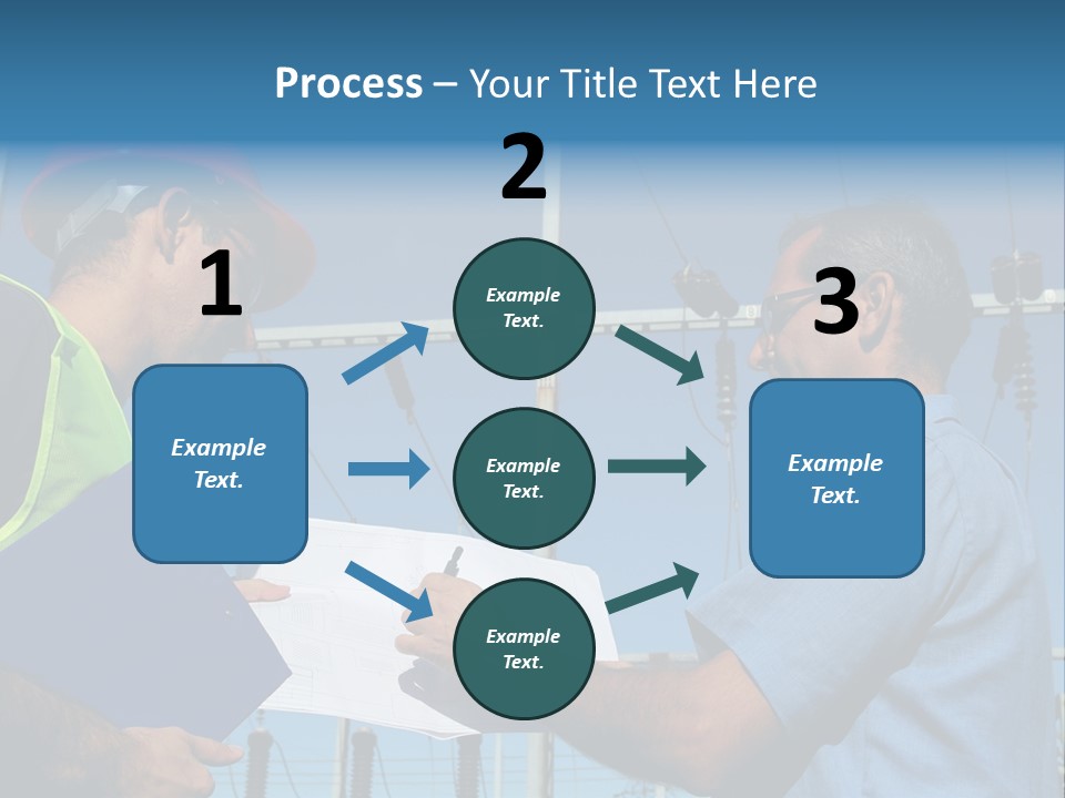 Power Handsome Smiling PowerPoint Template