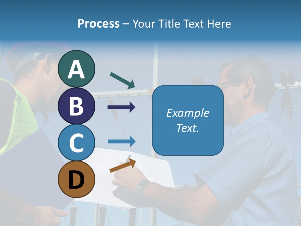 Power Handsome Smiling PowerPoint Template