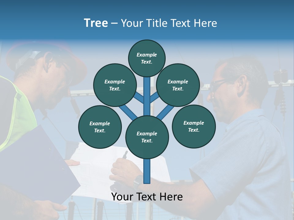 Power Handsome Smiling PowerPoint Template