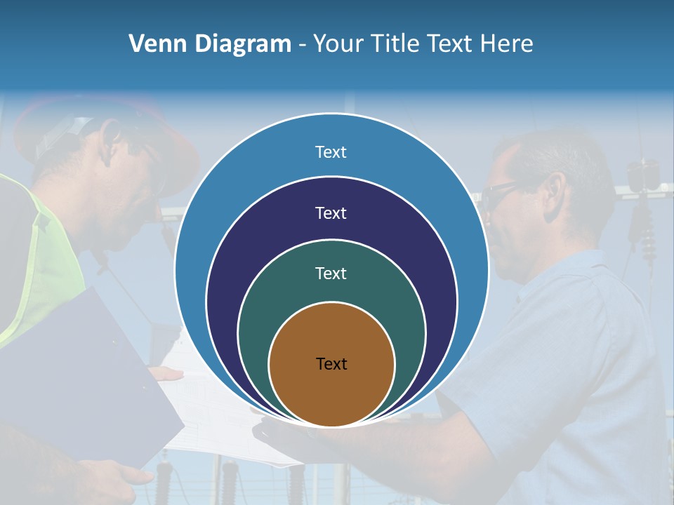 Power Handsome Smiling PowerPoint Template