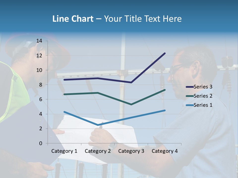 Power Handsome Smiling PowerPoint Template