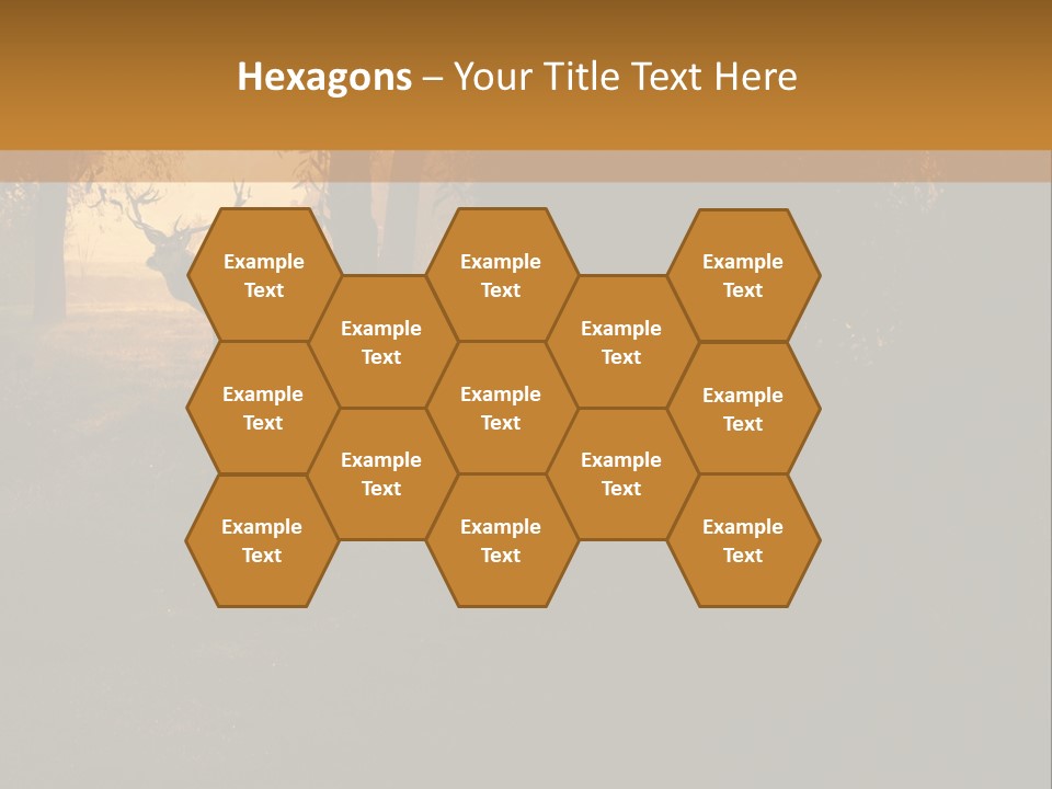 A Deer Standing In The Middle Of A Forest PowerPoint Template