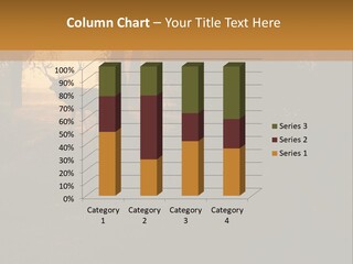 A Deer Standing In The Middle Of A Forest PowerPoint Template