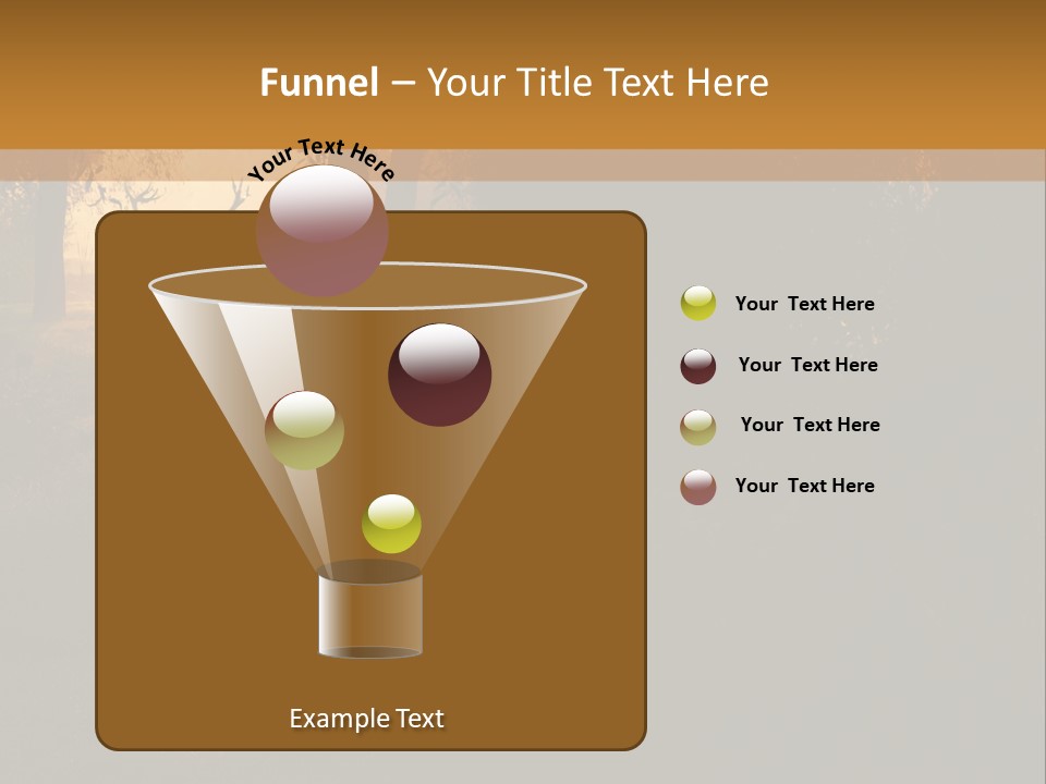 A Deer Standing In The Middle Of A Forest PowerPoint Template