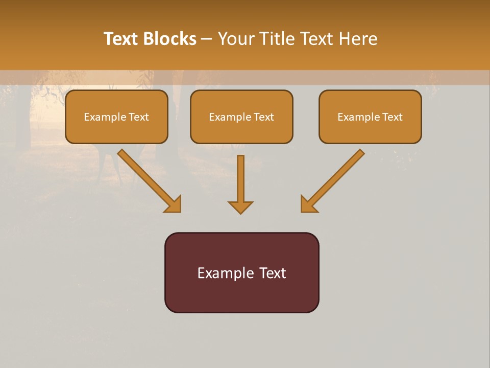 A Deer Standing In The Middle Of A Forest PowerPoint Template