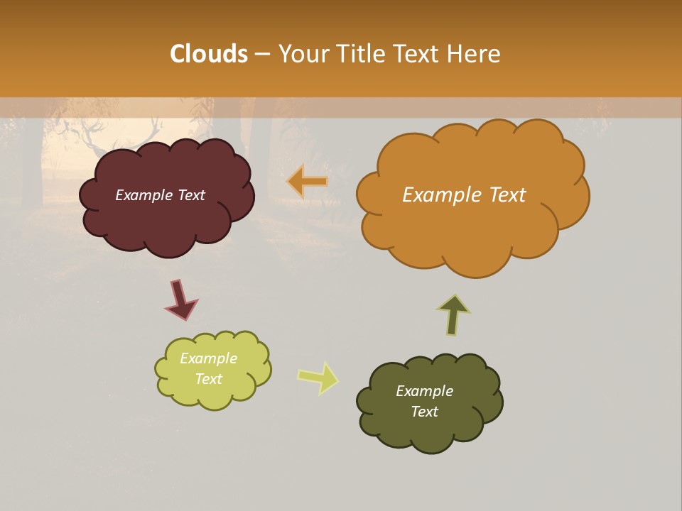 A Deer Standing In The Middle Of A Forest PowerPoint Template