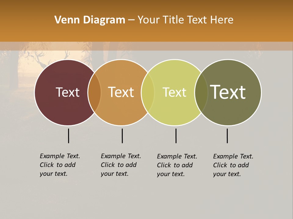 A Deer Standing In The Middle Of A Forest PowerPoint Template