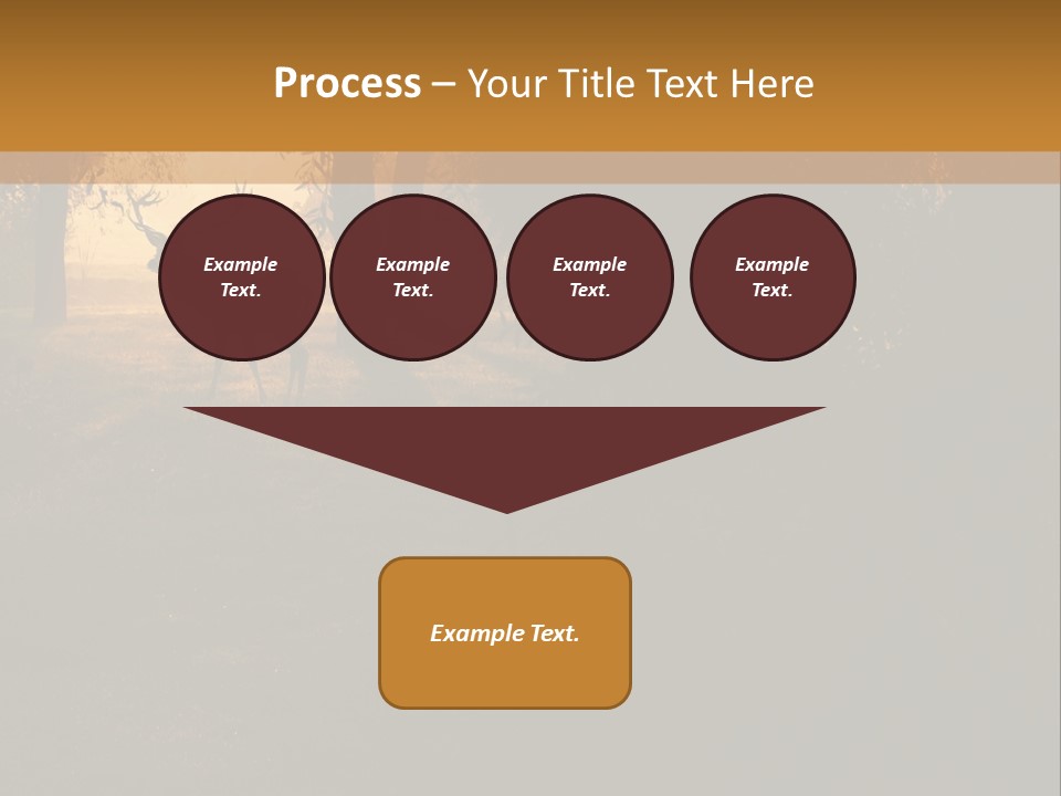 A Deer Standing In The Middle Of A Forest PowerPoint Template