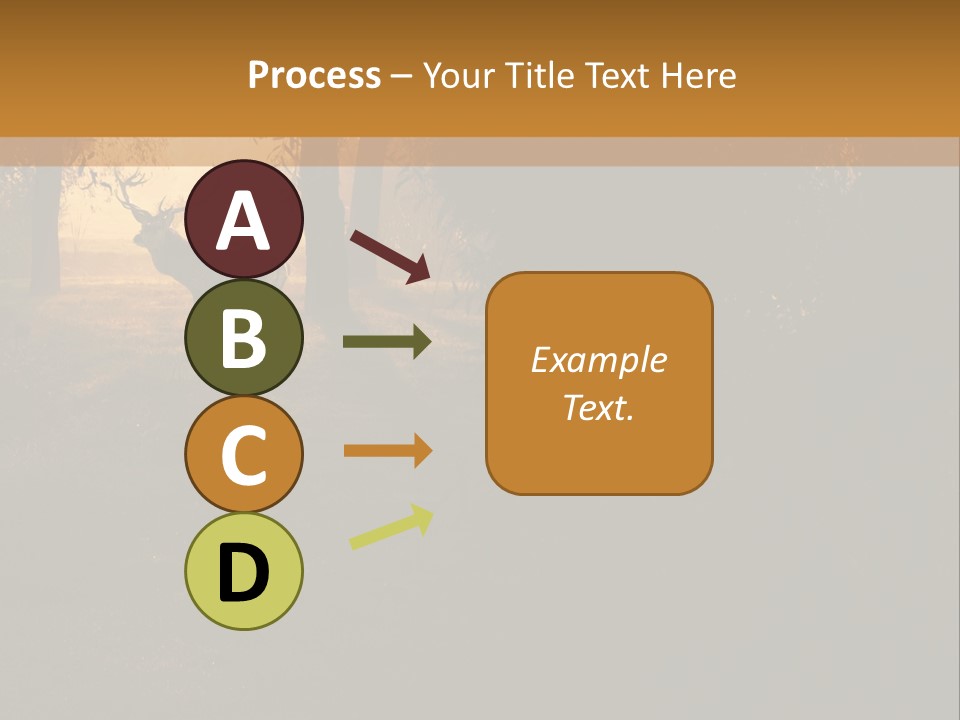 A Deer Standing In The Middle Of A Forest PowerPoint Template