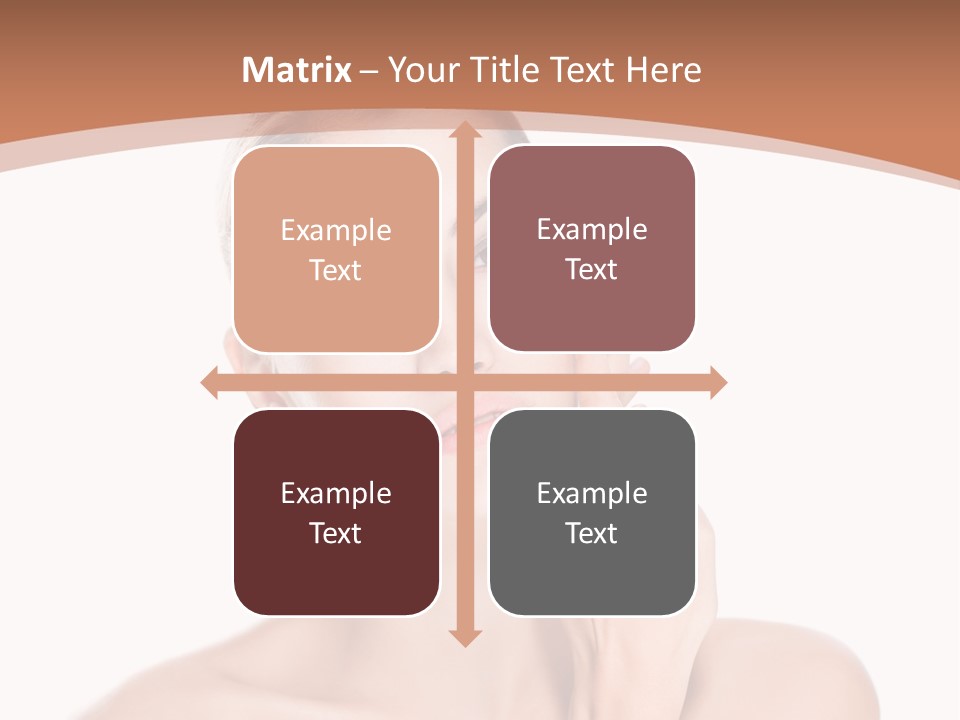 Dark Background Huge Elephant PowerPoint Template