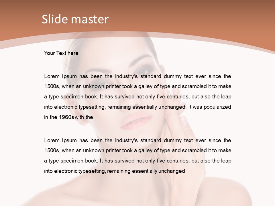 Dark Background Huge Elephant PowerPoint Template