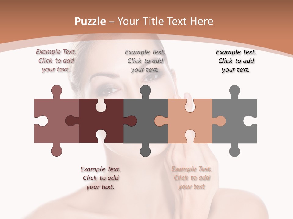 Dark Background Huge Elephant PowerPoint Template