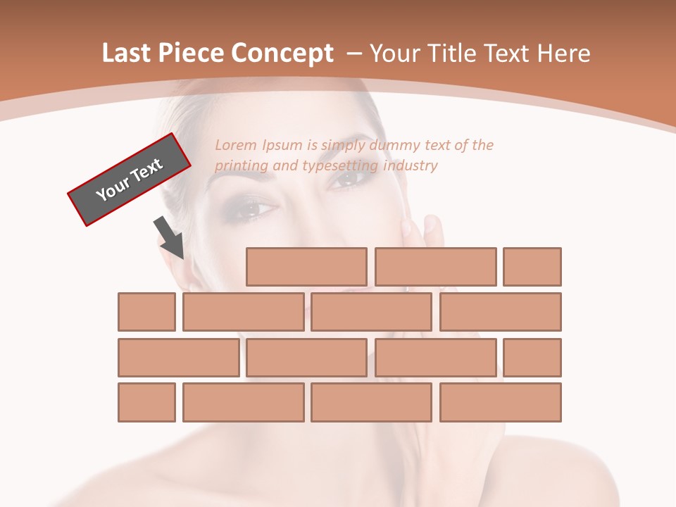 Dark Background Huge Elephant PowerPoint Template