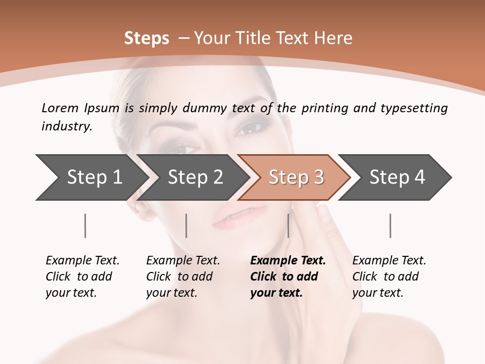 Dark Background Huge Elephant PowerPoint Template