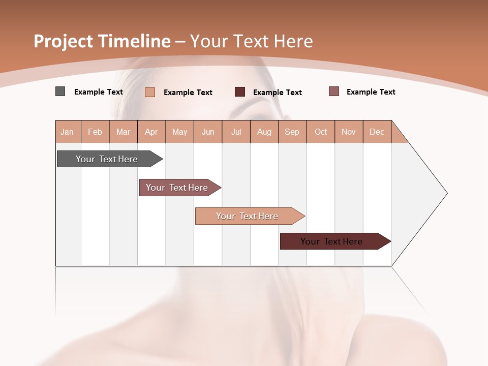 Dark Background Huge Elephant PowerPoint Template