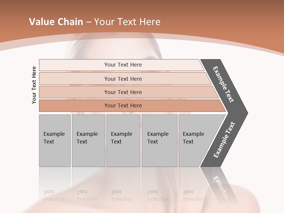 Dark Background Huge Elephant PowerPoint Template