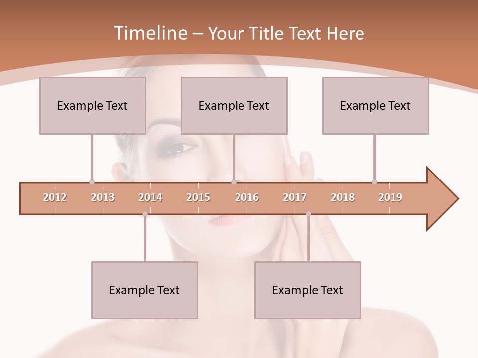 Dark Background Huge Elephant PowerPoint Template