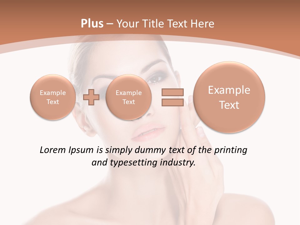 Dark Background Huge Elephant PowerPoint Template