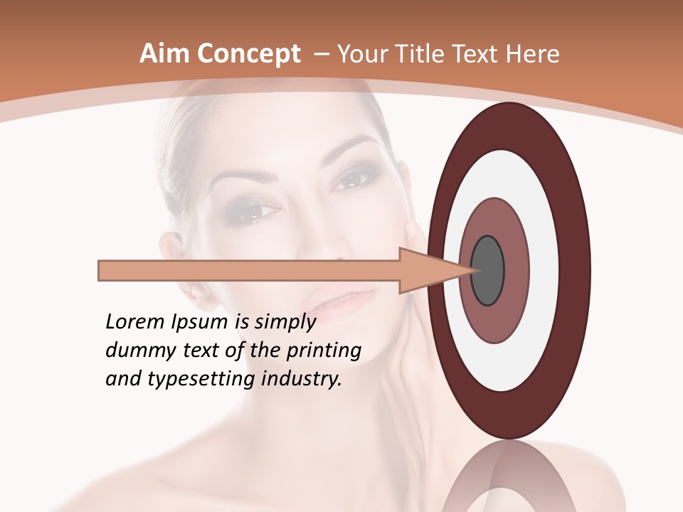 Dark Background Huge Elephant PowerPoint Template