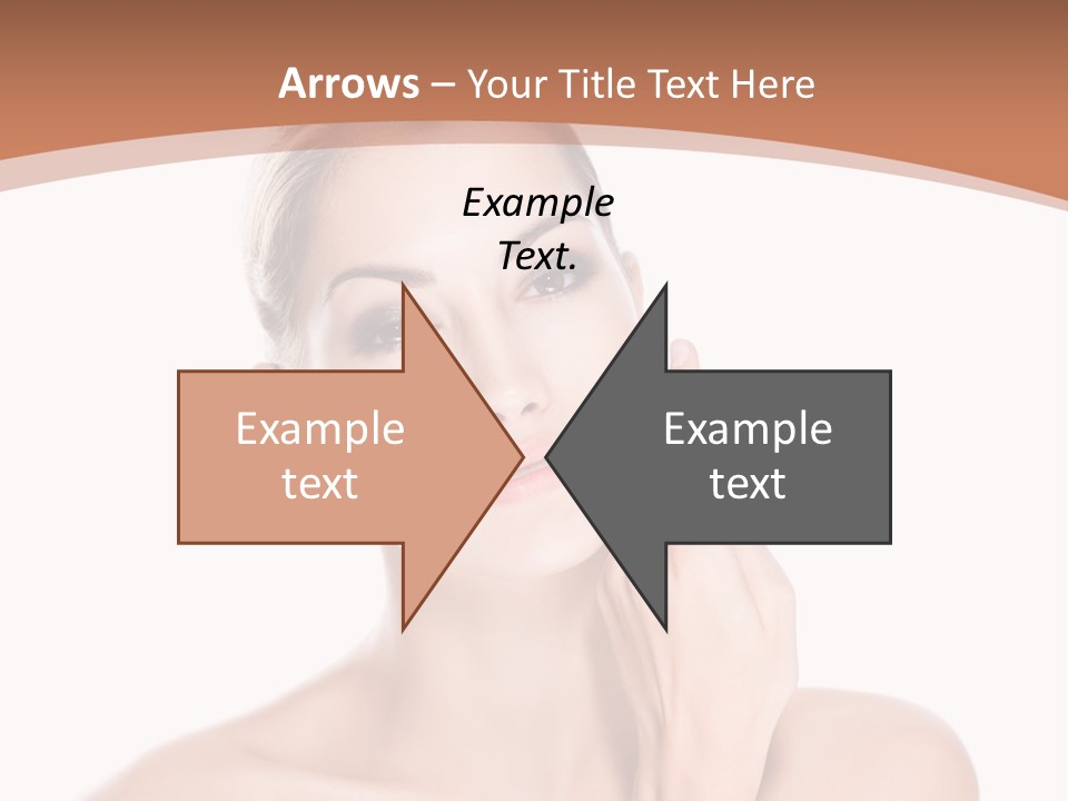 Dark Background Huge Elephant PowerPoint Template