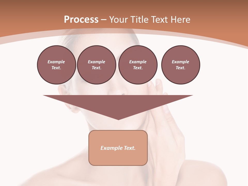 Dark Background Huge Elephant PowerPoint Template