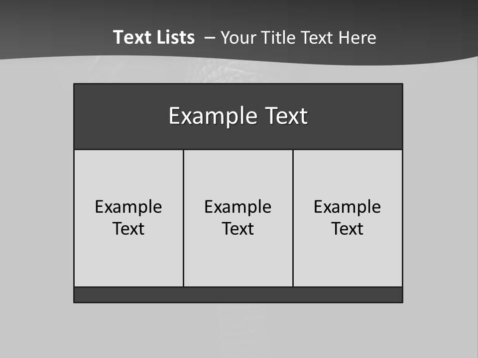 Dark Background Huge Elephant PowerPoint Template