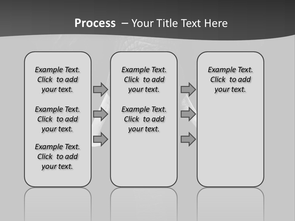 Dark Background Huge Elephant PowerPoint Template