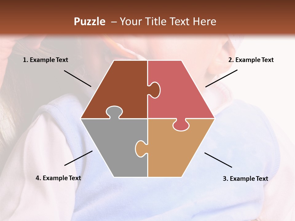 Young Woman Food Dinner PowerPoint Template