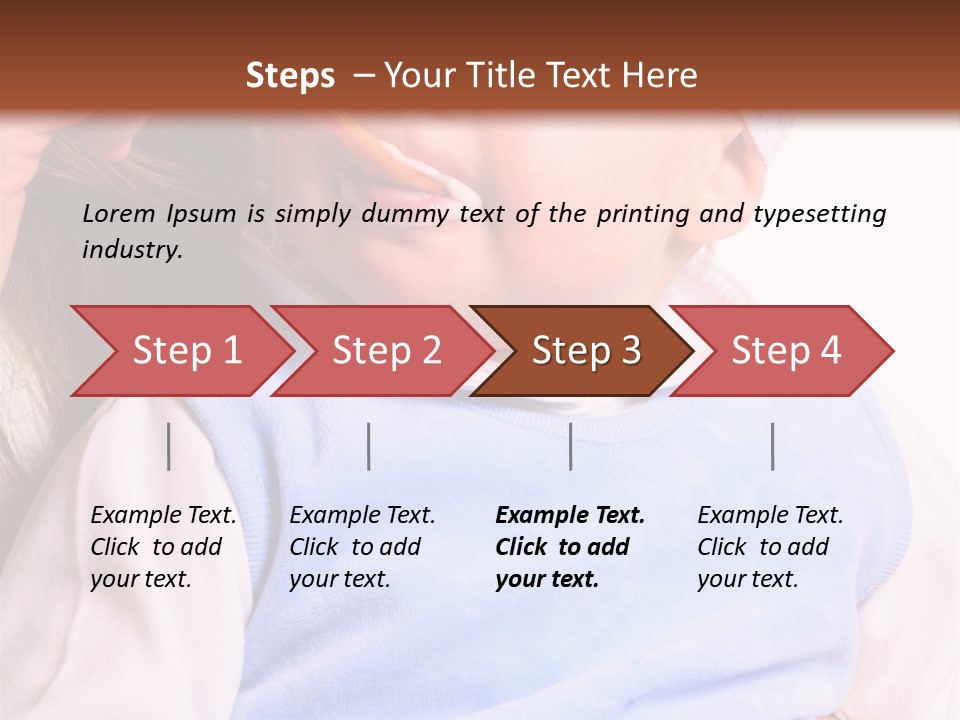 Young Woman Food Dinner PowerPoint Template