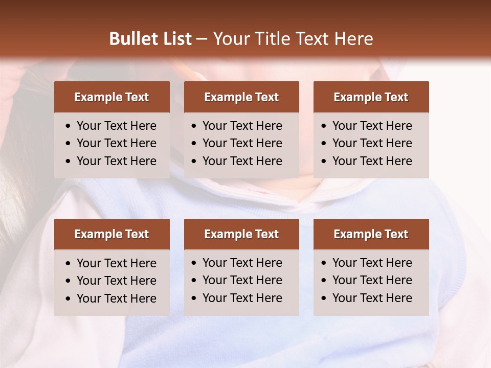 Young Woman Food Dinner PowerPoint Template