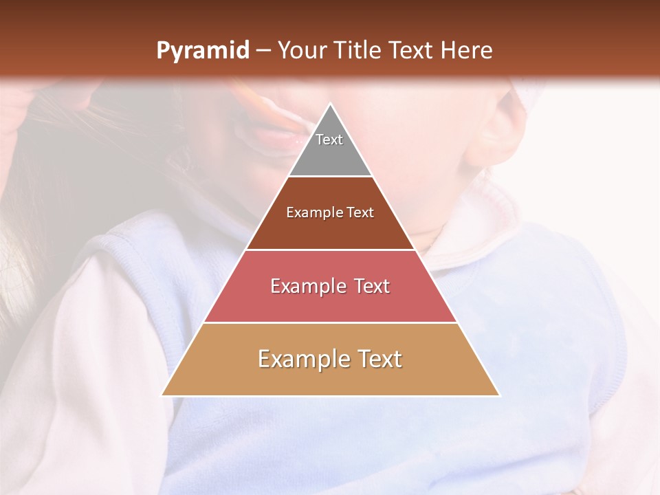 Young Woman Food Dinner PowerPoint Template