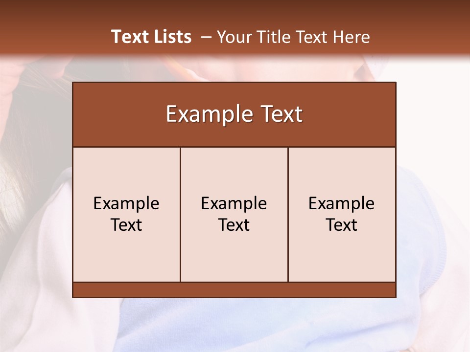 Young Woman Food Dinner PowerPoint Template