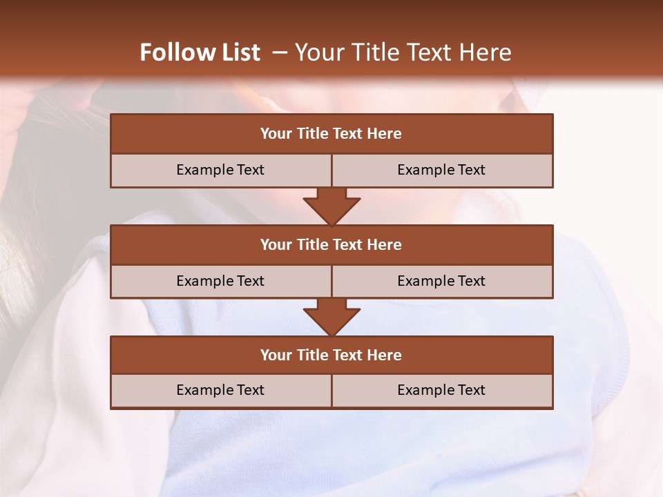 Young Woman Food Dinner PowerPoint Template