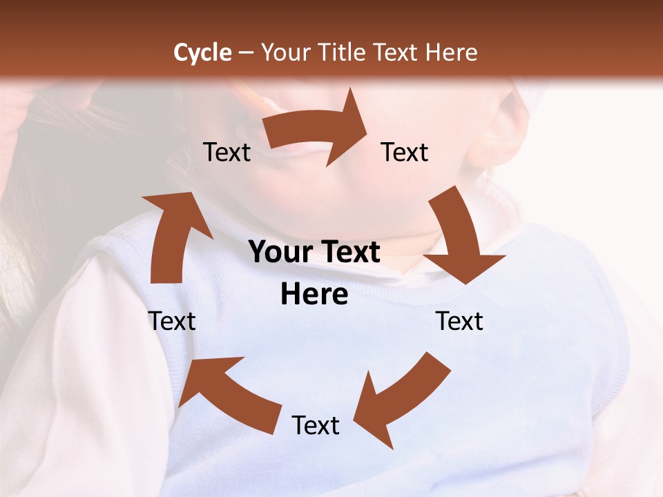 Young Woman Food Dinner PowerPoint Template