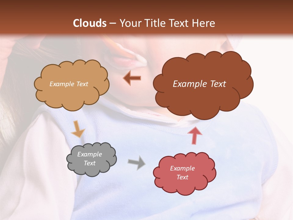 Young Woman Food Dinner PowerPoint Template