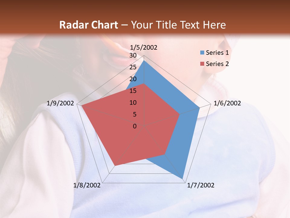Young Woman Food Dinner PowerPoint Template