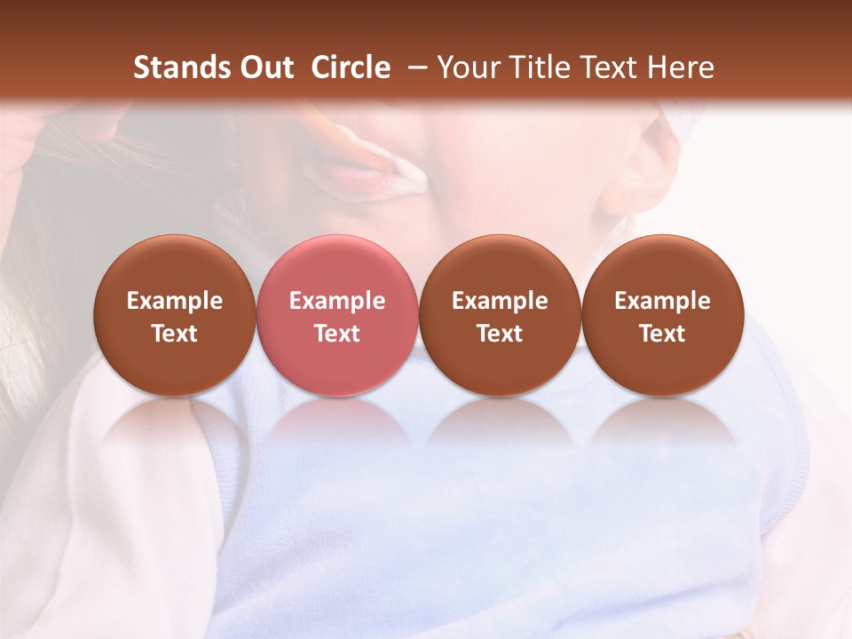 Young Woman Food Dinner PowerPoint Template