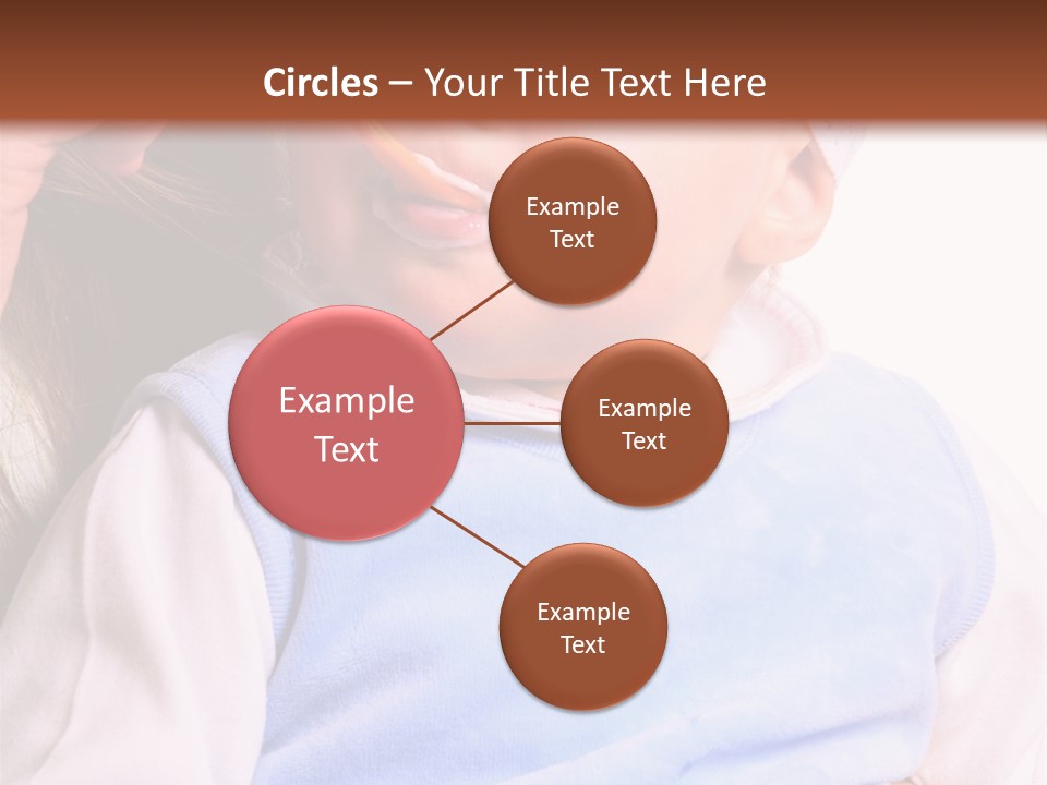 Young Woman Food Dinner PowerPoint Template