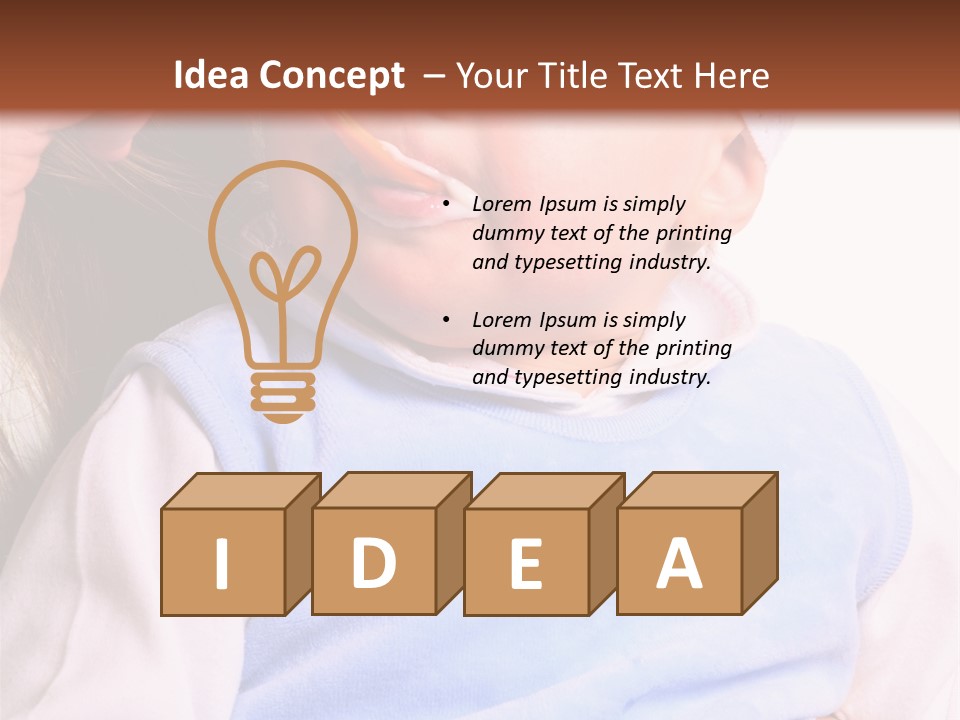 Young Woman Food Dinner PowerPoint Template