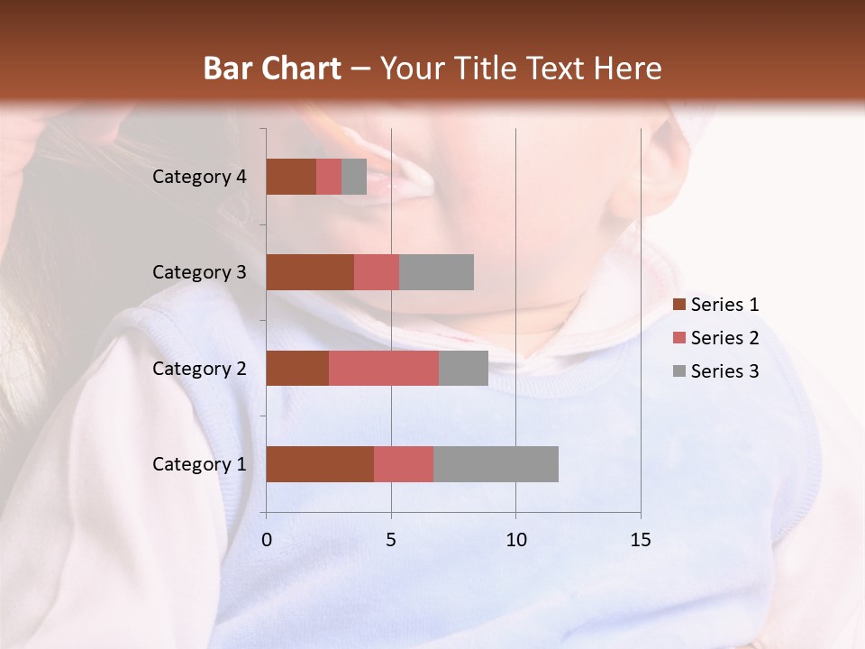 Young Woman Food Dinner PowerPoint Template