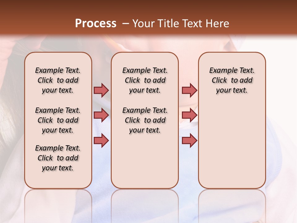 Young Woman Food Dinner PowerPoint Template