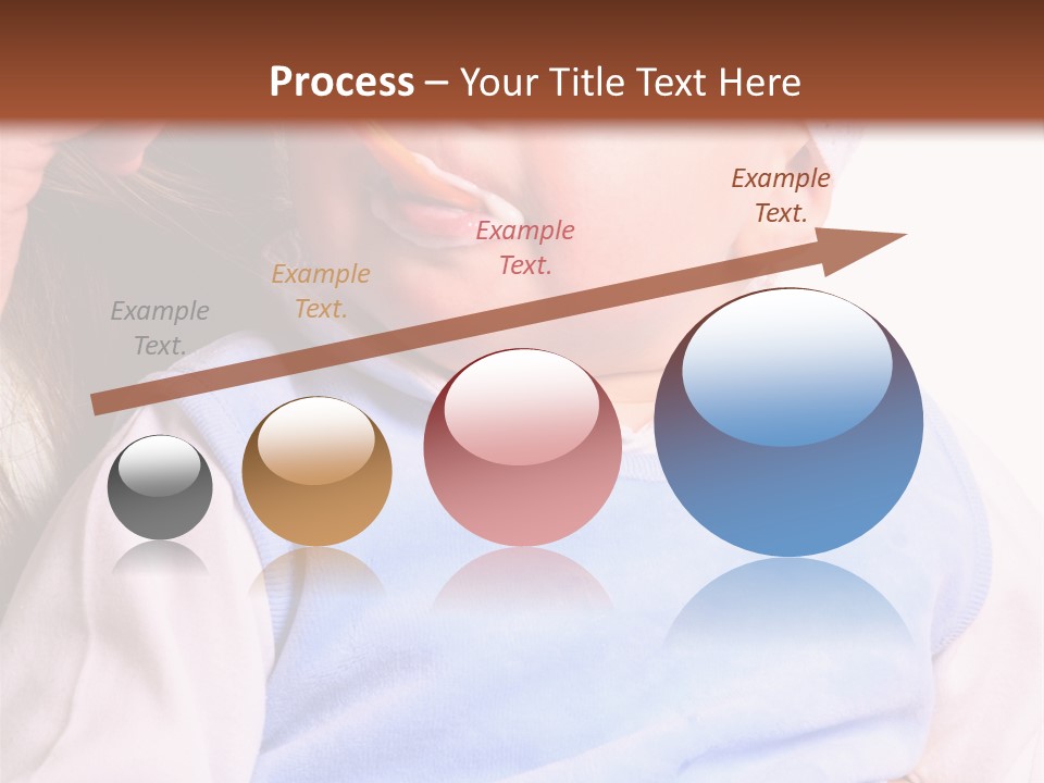 Young Woman Food Dinner PowerPoint Template