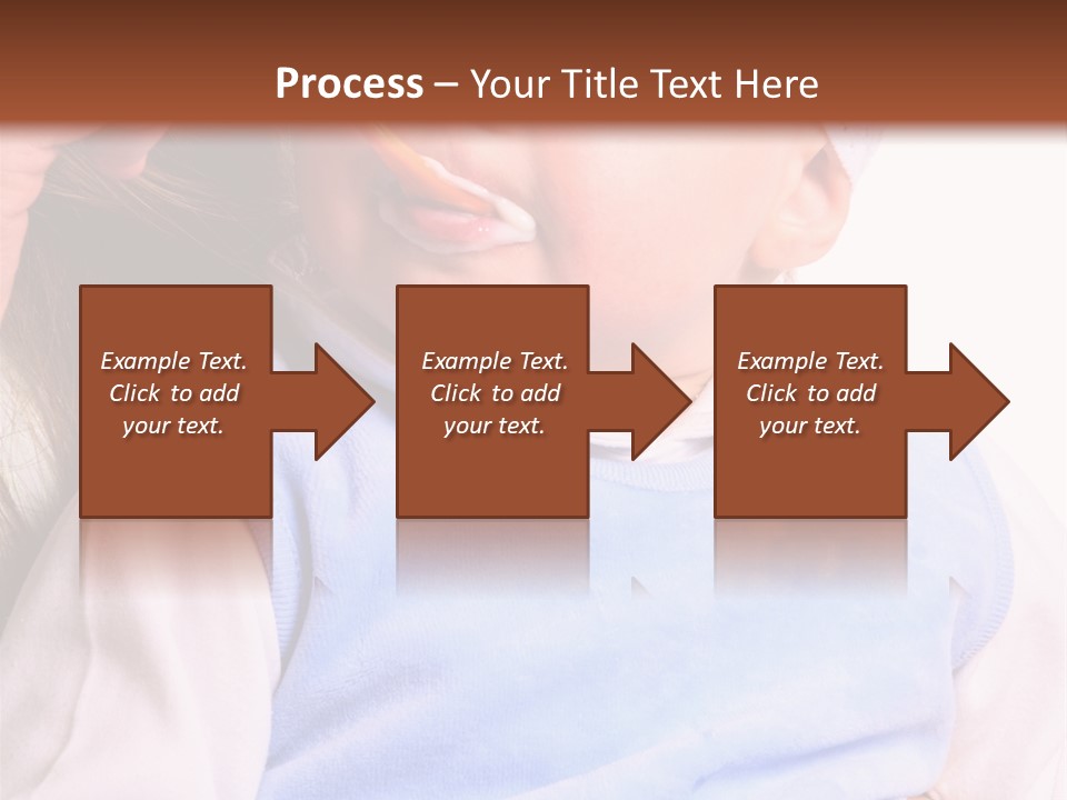 Young Woman Food Dinner PowerPoint Template