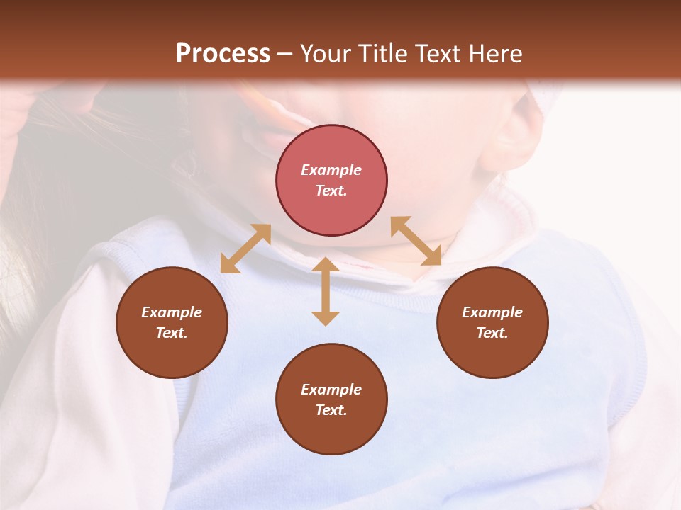 Young Woman Food Dinner PowerPoint Template