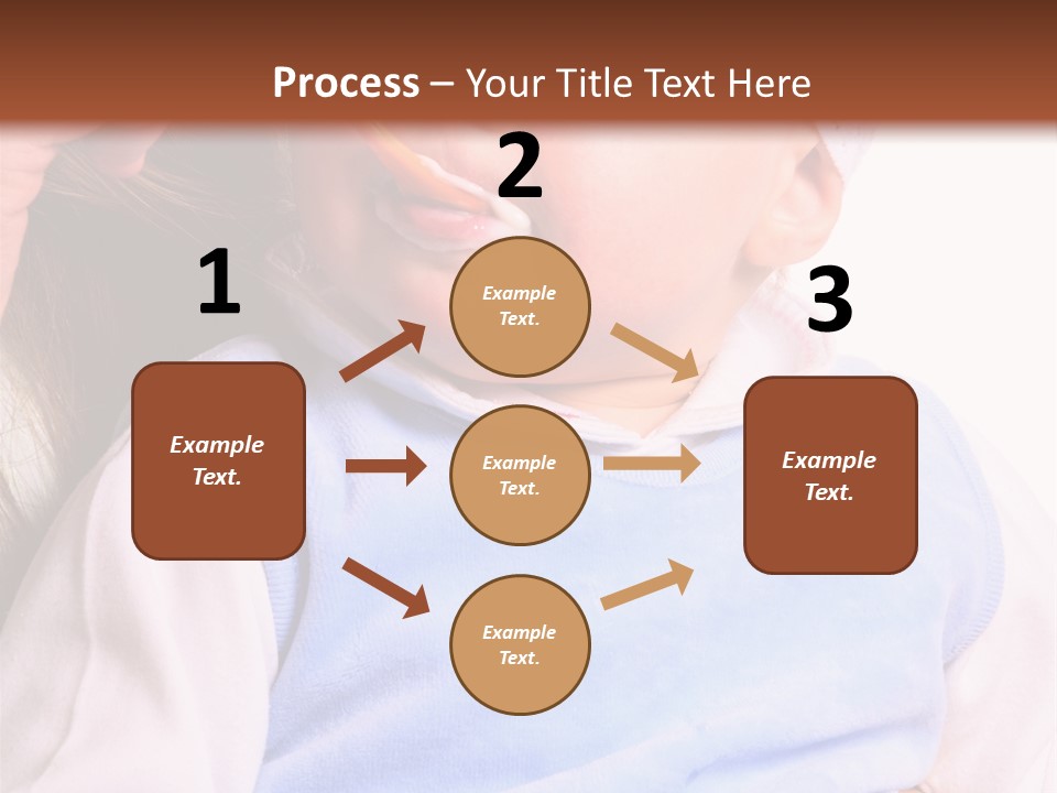 Young Woman Food Dinner PowerPoint Template